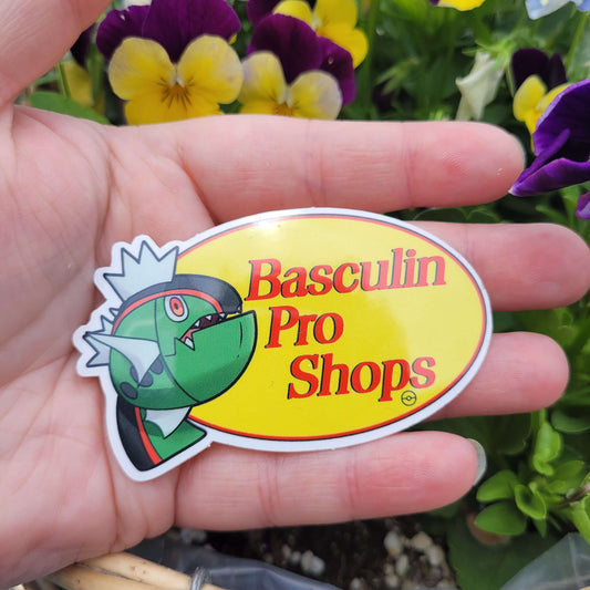 Basculin Pro Shops Pokemon Sticker