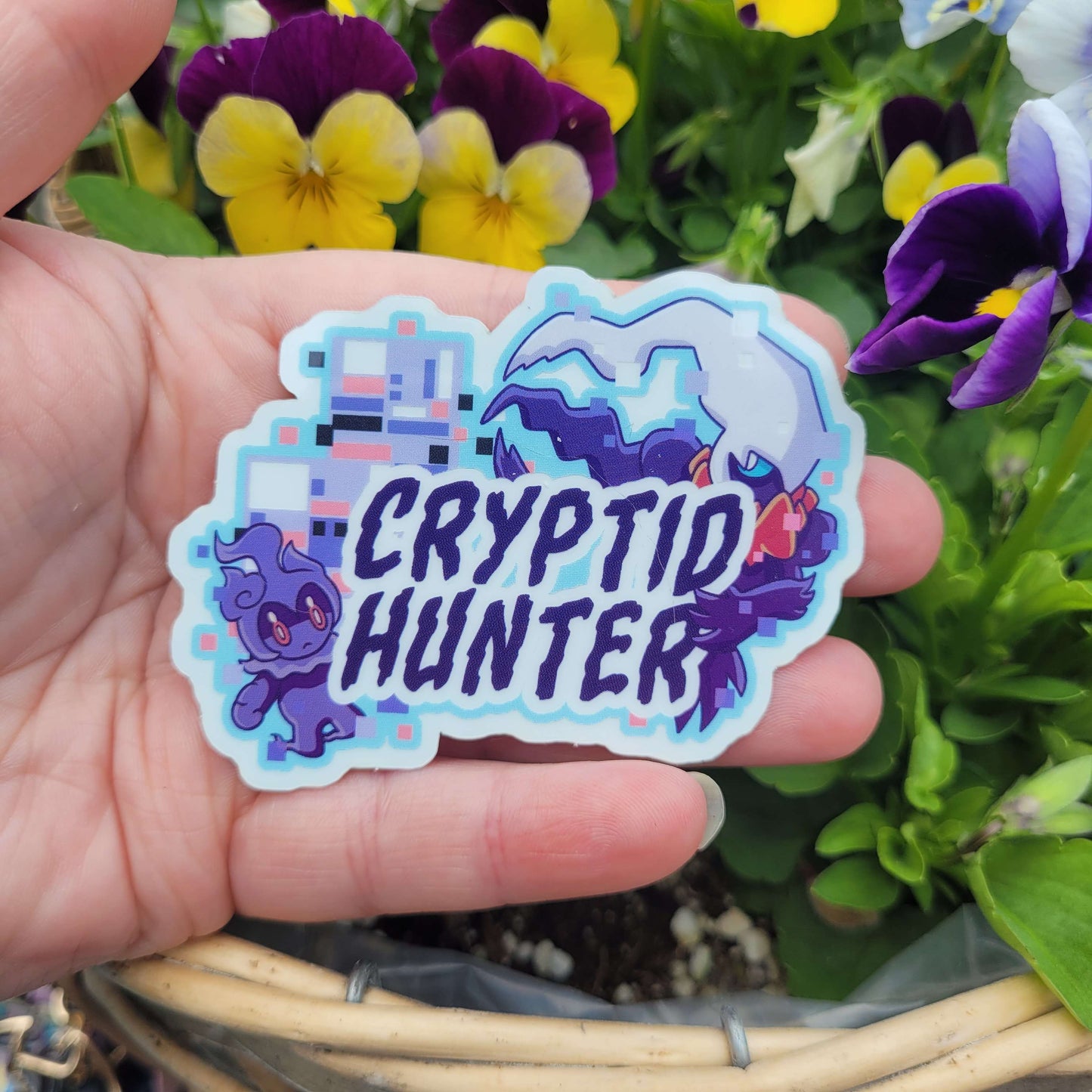 Pokemon Cryptid Hunter Glow-in-the-dark Sticker