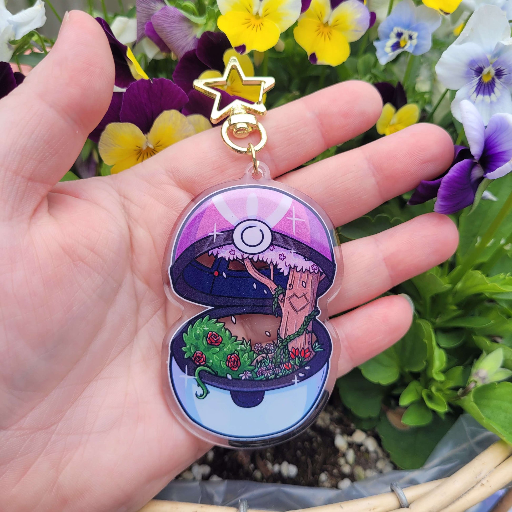 Pokemon Love Ball Keychain CanephoraCrafts
