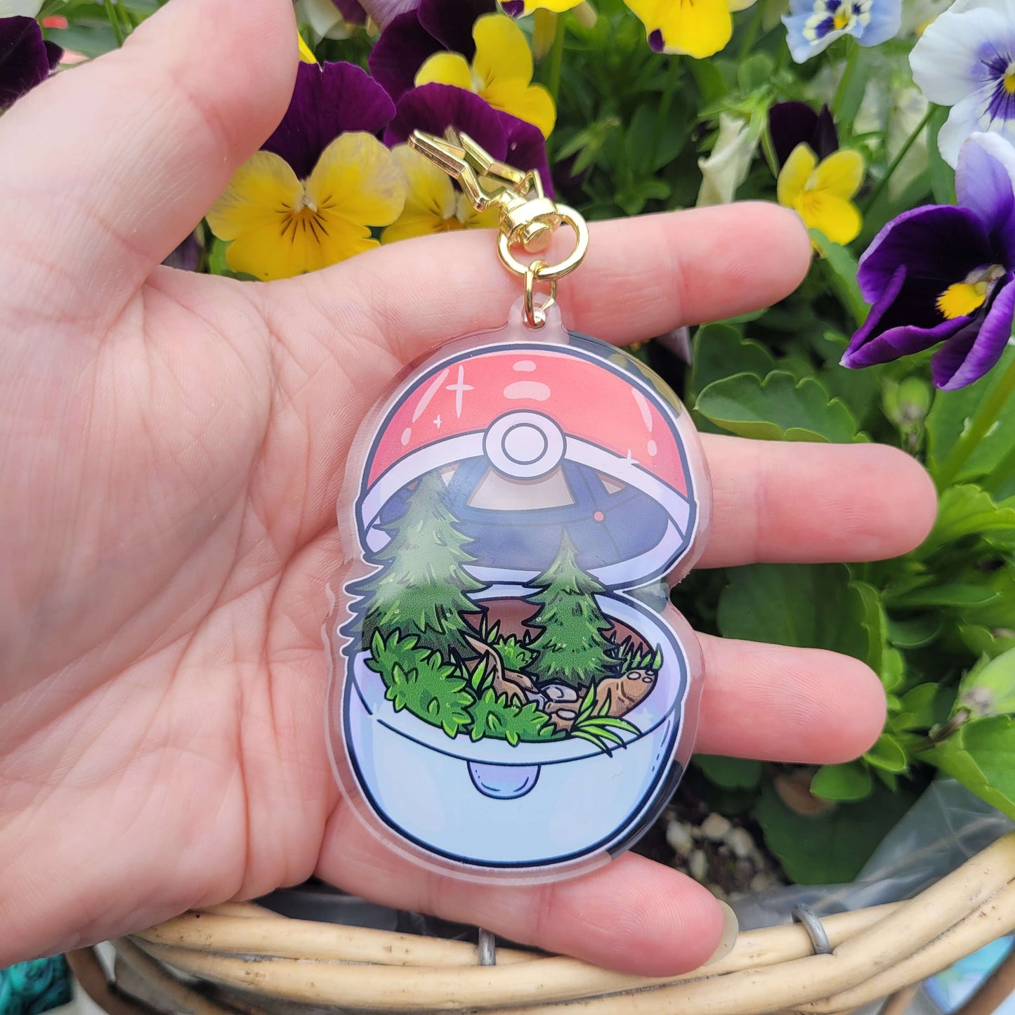 Pokemon Pokeball Keychain