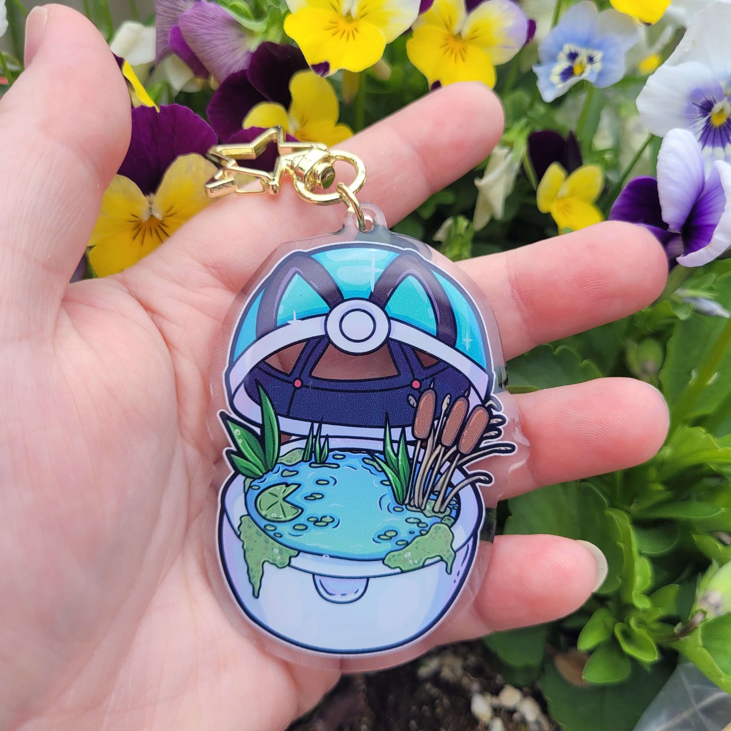 Pokemon Net Ball Keychain