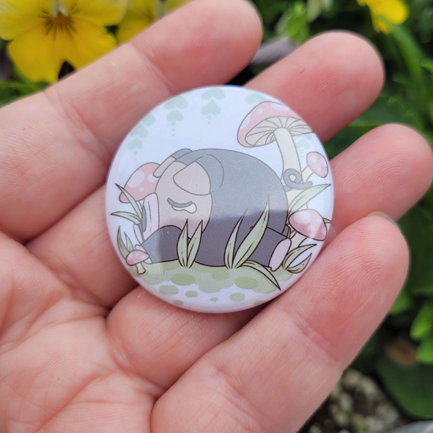 Lechonk Cottagecore Button