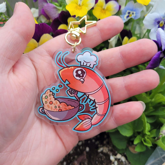 Shrimp Fried Rice Keychain