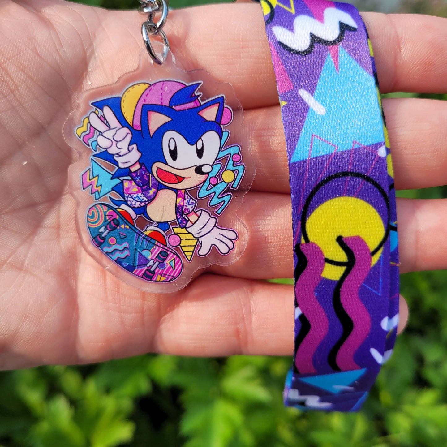 Radical Sonic Lanyard Key Chain