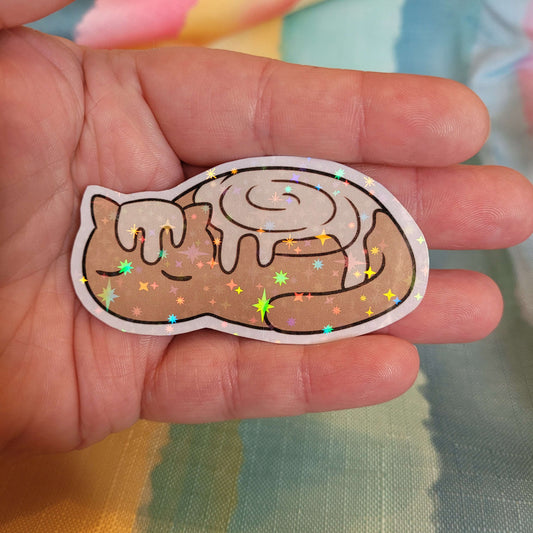 Loaf Cat Cinnamon Bun Sticker