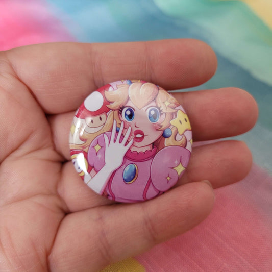 Princess Peach Button