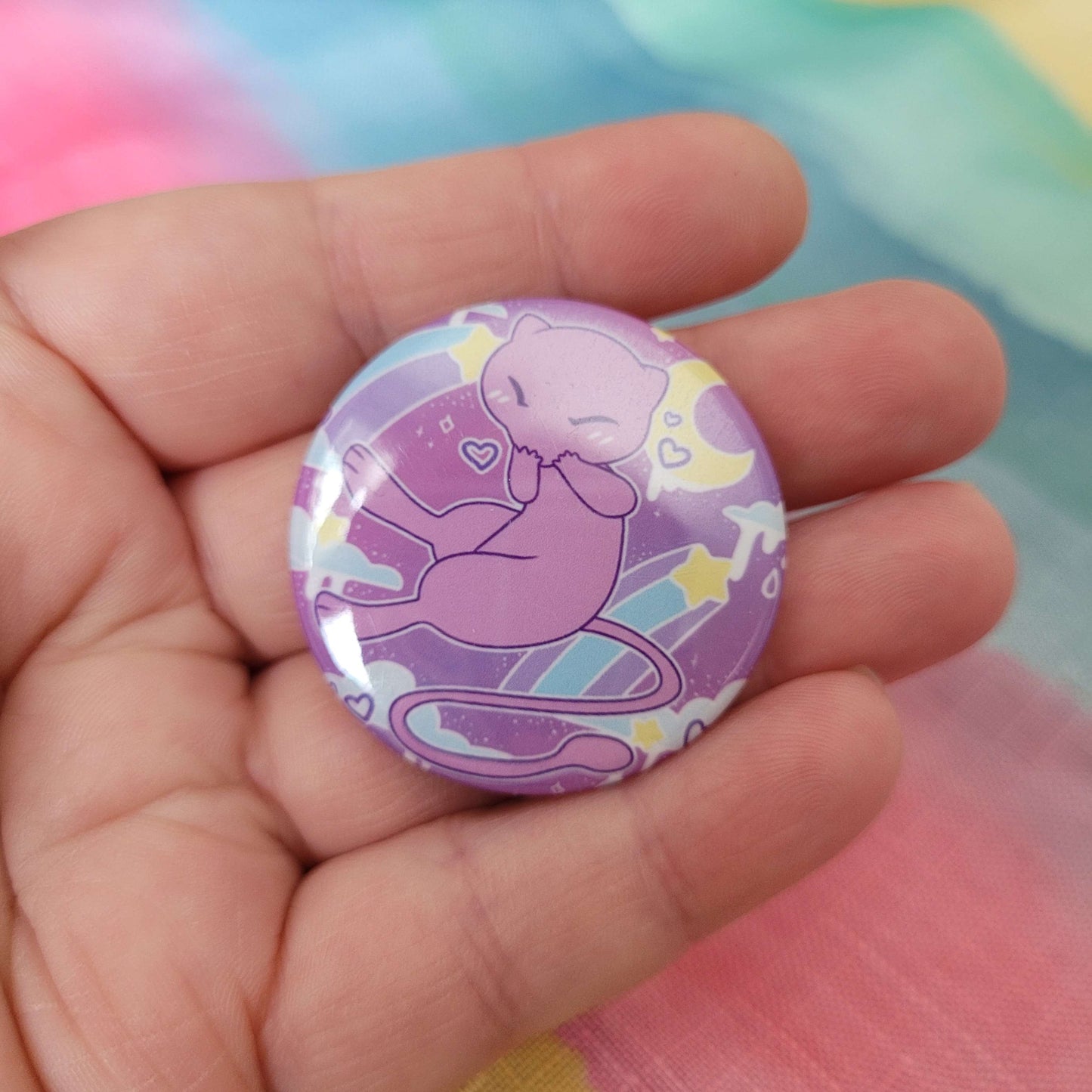 Pastel Mew Button