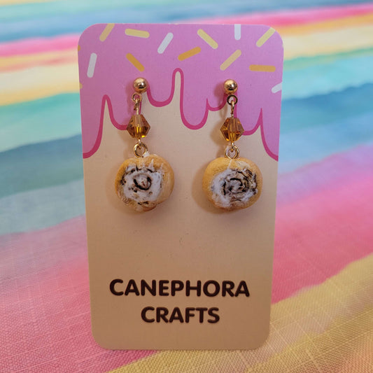 Cinnamon Bun Earrings