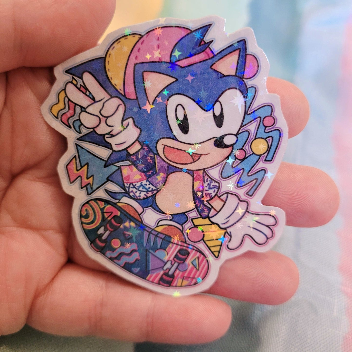 90s Sonic Sticker