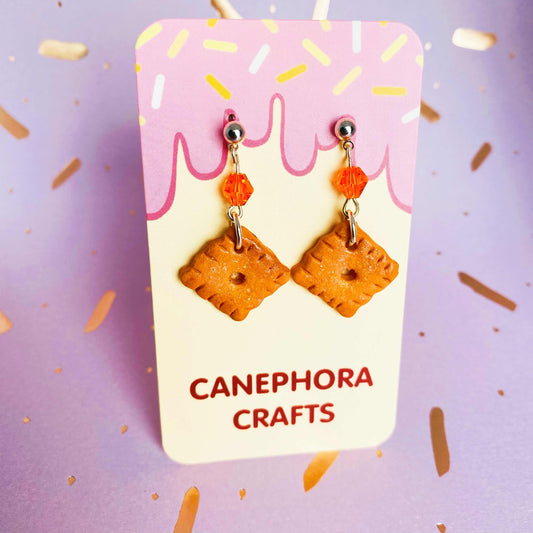 Cheeze Cracker Earrings